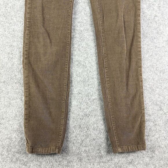 BDG UO Urban Outfitters Corduroy Pants Womens 27 Brown Mid Rise Cigarette Ankle* - Picture 3 of 16
